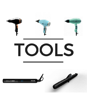 Professional hairdryers, curling irons and straightners