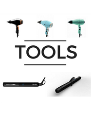 Professional hairdryers, curling irons and straightners