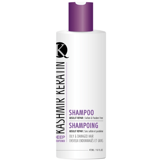 Kashmir Deep Shampoo for Oily and Damaged Hair 473ml - Teknik Salon